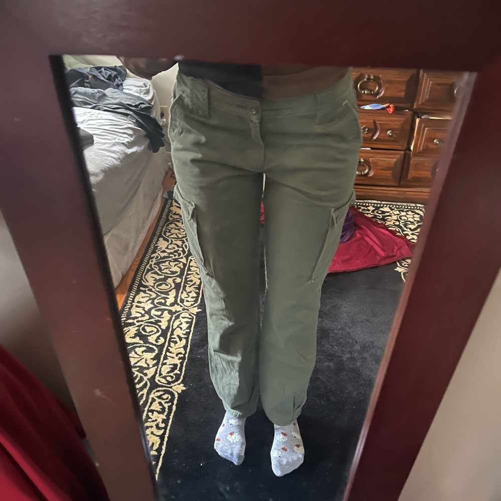 Holister co. Green cargo pants
